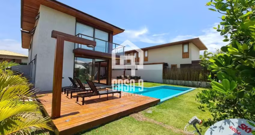 Casa á venda com 05 suítes piscinas naturais em praia do forte bahia