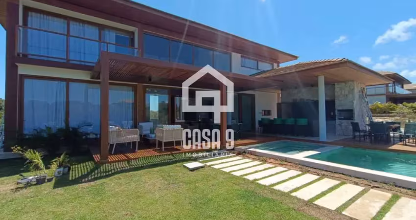 Casa á venda 05 suítes mais dependência completa no condomínio praia bella em praia do forte