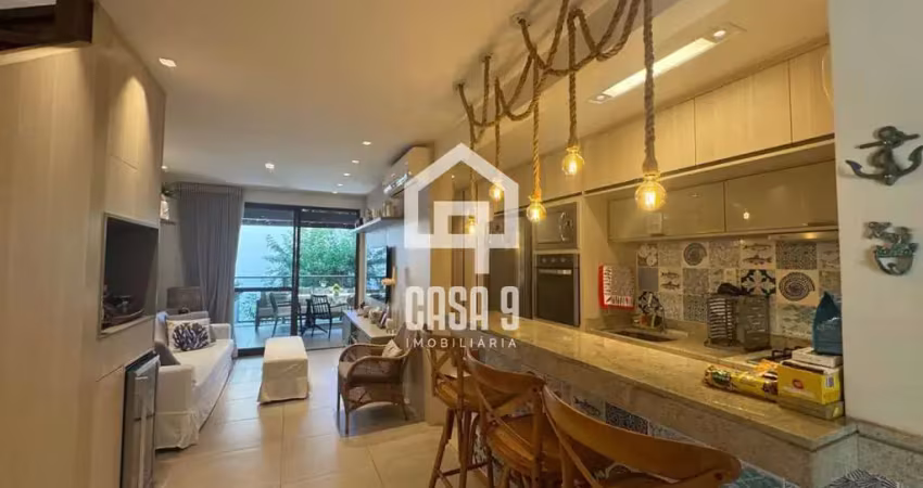 Apartamento a venda 2 suítes pé na areia em itacimirim bahia