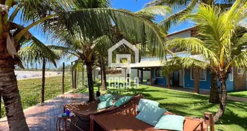 Apartamento térreo pé na areia 3 suítes a venda na praia da espera em itacimirim bahia