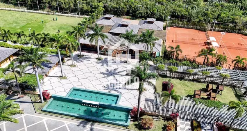 Terreno plano de esquina nascente á venda no condomínio la laguna praia do forte bahia