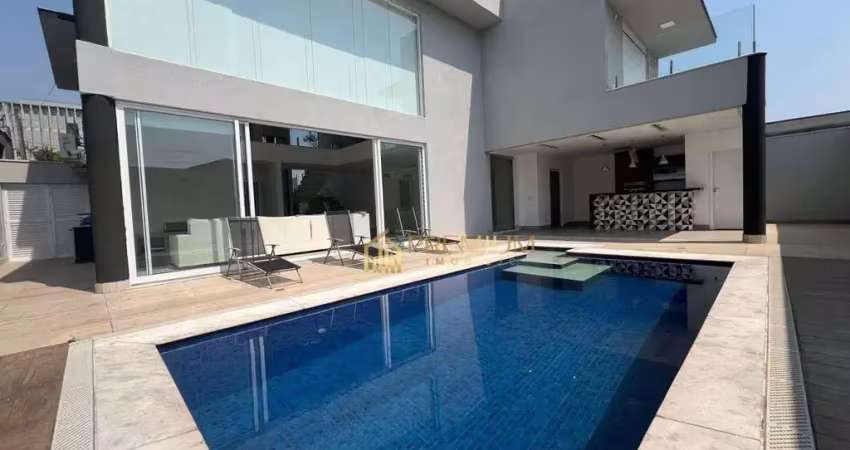 Sobrado com 4 dormitórios à venda, 333 m² por r$ 3.000.000,00 - condomínio loteamento reserva da barra - são josé dos campos/sp