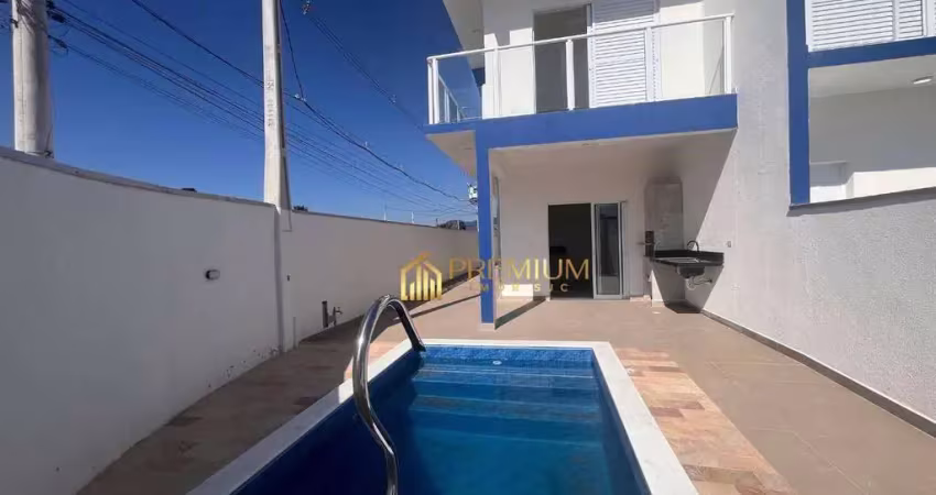 Sobrado com 3 dormitórios à venda, 120 m² por r$ 550.000 - balneário recanto do sol - caraguatatuba/sp