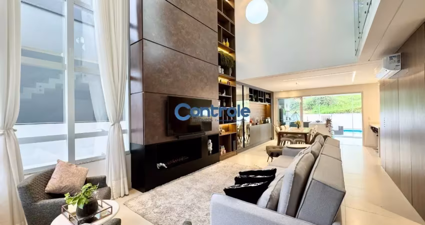 Casa em condominio fechado de 3 suites no parque da pedra, pedra branca