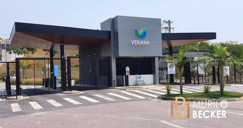 Terreno à venda no Condomínio Verana, próximo a Embraer -