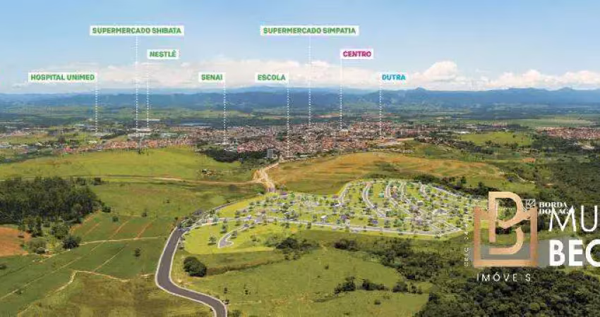 Terreno em condomínio a venda 312m² - caçapava -  borda do lago