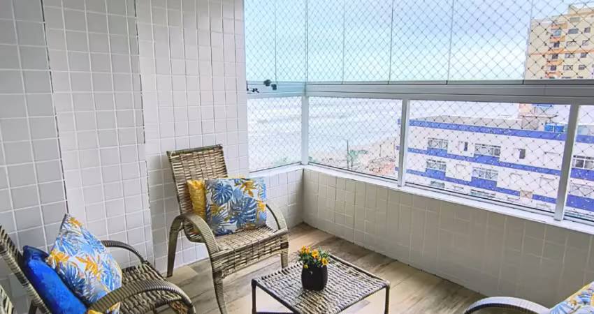 Apartamento com sacada gorumet vista mar