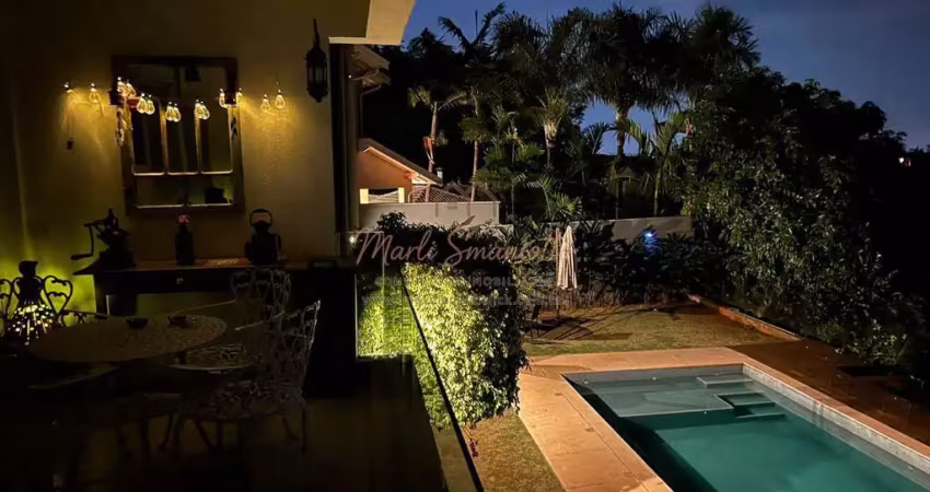 Caminhos de san conrado - bela casa no condominio  caminhos de san conrado em sousas,  campinas/sp  com cinco suites, linda decoração e acabamento de primeira linha