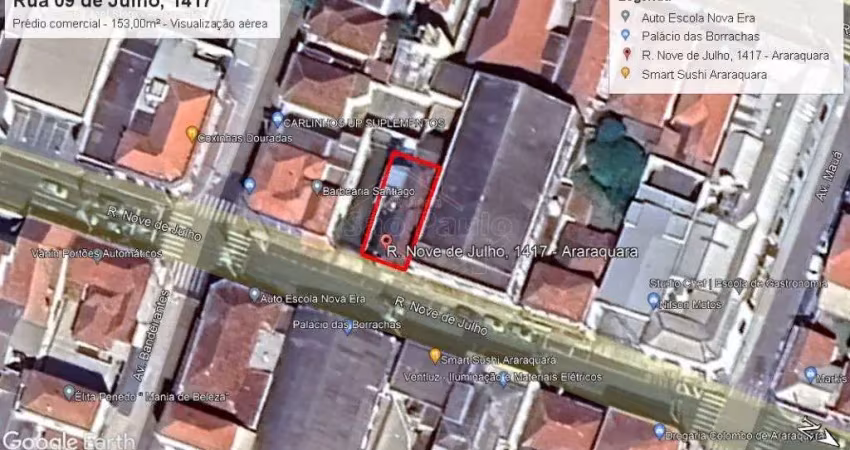 Prédio com 1 sala à venda na Rua 9 de Julho, 1417, Centro, Araraquara