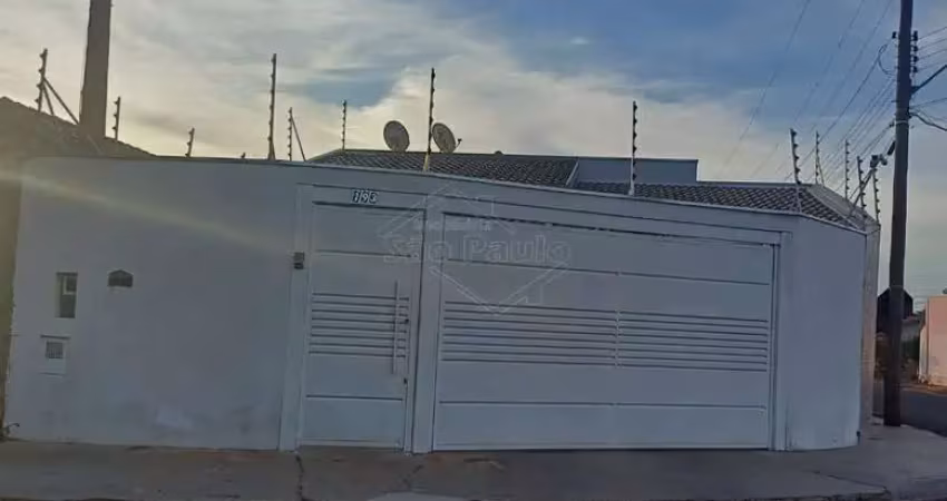 Casa com 2 quartos e quintal com churrasqueira – jardim industriarios, araraquara/sp