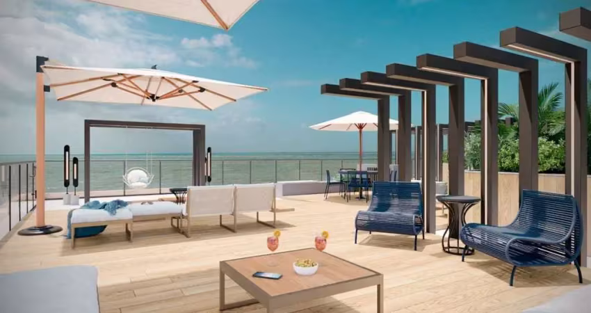 Pronto pra morar, frente mar. apartamento garden 2 quartos, 1 suíte à venda em intermares, cabedelo - paraíba