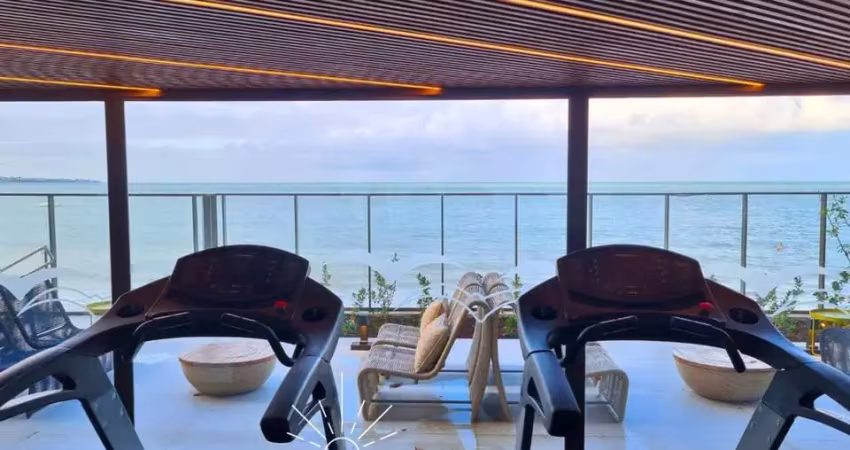 Alto padrão, frente mar, pé na areia! pronto pra morar! apartamento 3 quartos, 2 suítes à venda no jardim oceania joão pessoa, paraíba. ed. avoante
