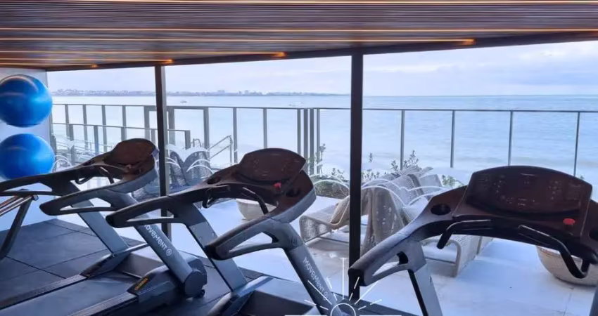 Alto padrão, frente mar, pé na areia! pronto pra morar! apartamento 2 suítes + 1q à venda no bessa, jardim oceania joão pessoa, paraíba. ed. avoante