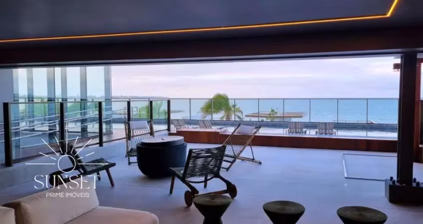 Alto padrão, frente mar, pé na areia! pronto pra morar! apartamento garden à venda no jardim oceania joão pessoa, paraíba. ed. avoante