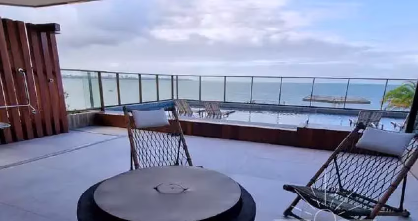 Alto padrão, frente mar, pé na areia! pronto pra morar! apartamento garden à venda no jardim oceania joão pessoa, paraíba. ed. avoante