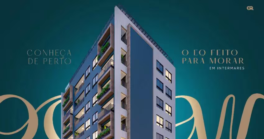 A 250 metros da praia. apartamento alto padrão com 2 quartos, 1 suíte à venda em intermares cabedelo