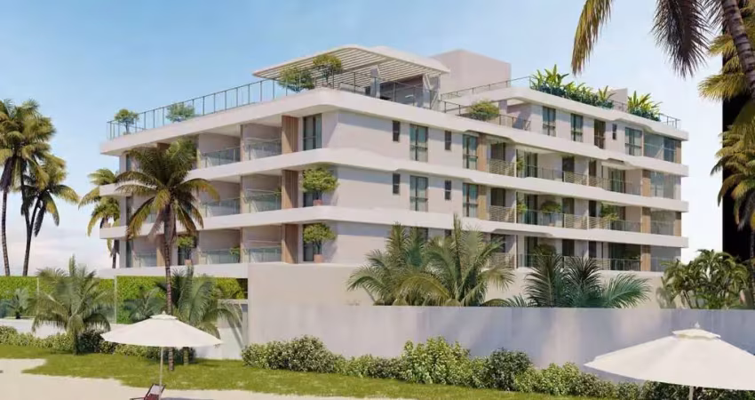 Frente mar, pé na areia, pronto pra morar! apartamento garden 3 suítes, terraço com piscina, à venda no jardim oceania, joão pessoa - paraíba.