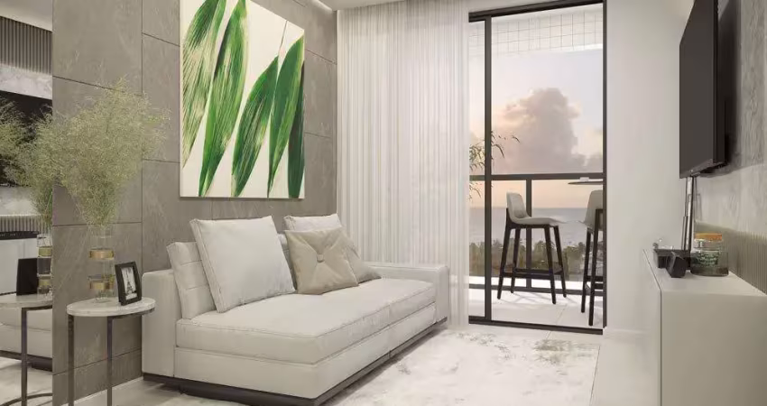 Pronto neste ano! compra super facilitada! apartamento studio / flat à venda em cabedelo - paraíba.