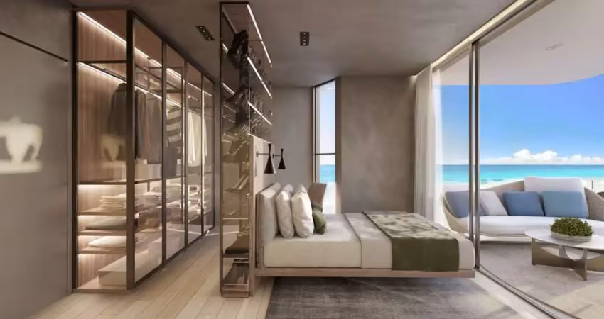 Apartamento 3 suítes à venda em ponta de campina - cabedelo - paraíba - exclusividade frente mar! lançamento setai beach resort &amp; residence