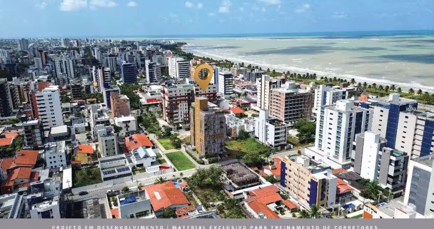 Lançamento a poucos passos da praia, intermares em cabedelo - pb apartamentos 2 e 3 quartos (2 suítes). entrega outubro/27