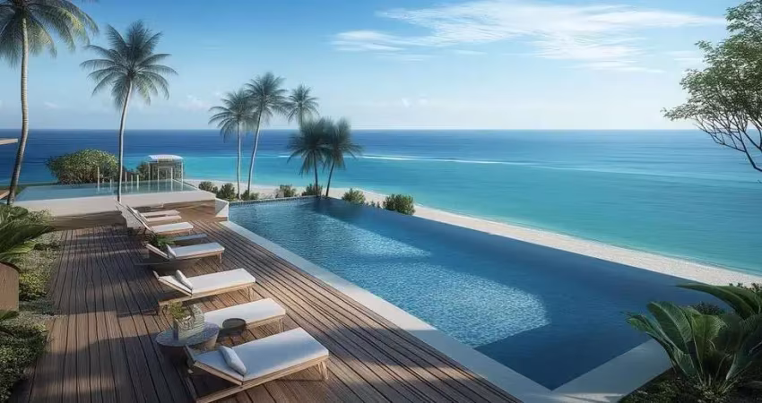 Apartamento 3 quartos alto padrão, frente mar à venda em cabedelo, paraíba. samburá eco resort. entrega: 2028