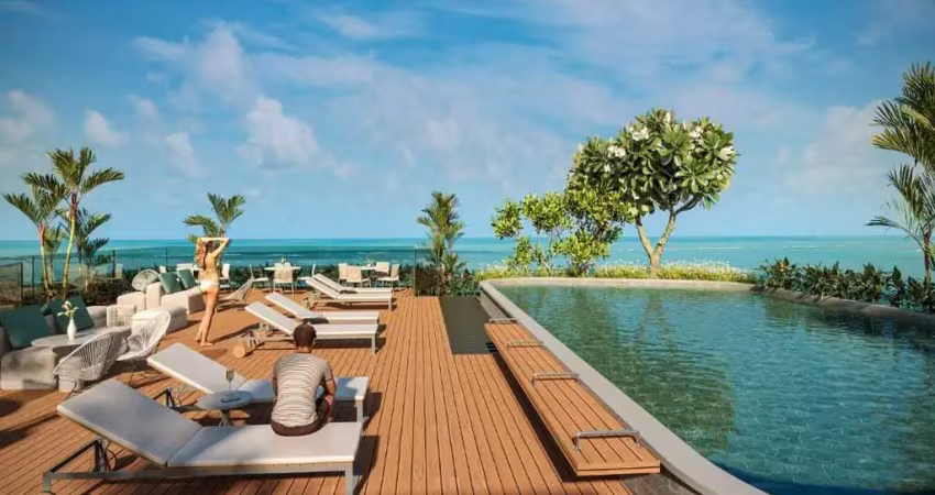 Apartamento garden à venda em cabedelo, paraíba. oportunidade de investimento em resort de luxo à 30m do mar. entrega: 2028