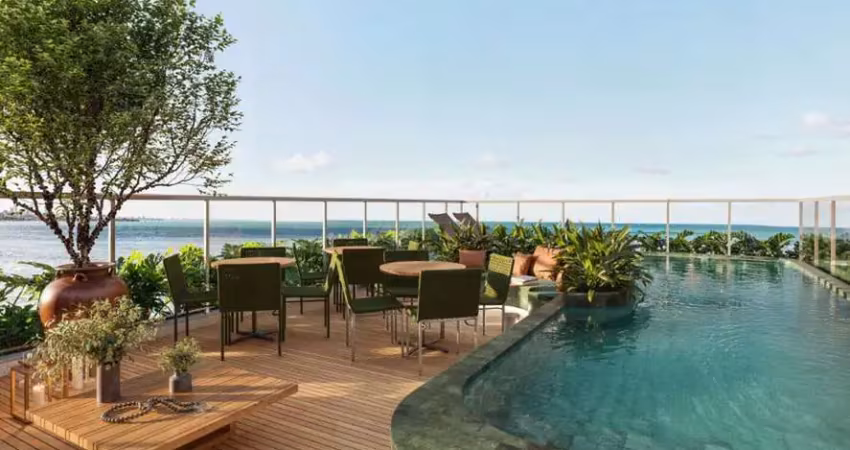 Lançamento frente mar. apartamento studio / flat à venda em cabo branco, joão pessoa - paraíba. entrega: 2028