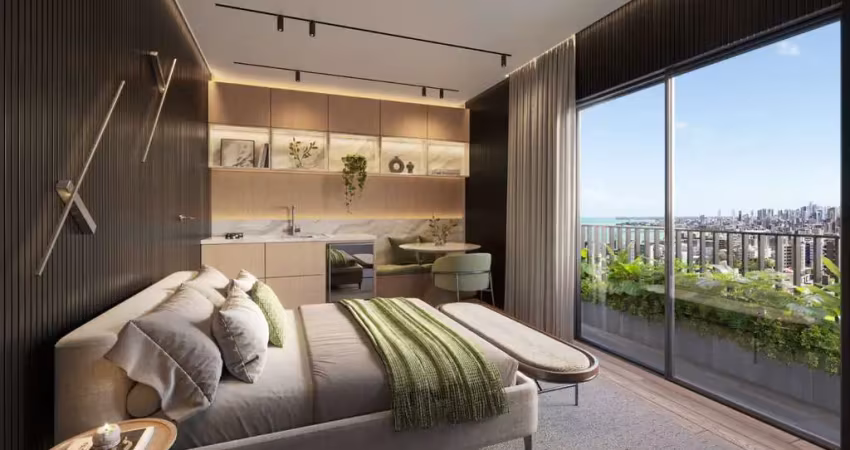 Investimento inteligente!! lançamento ed. mares seaview - entrega 2028 - flats / studios à venda no jardim oceania, joão pessoa.