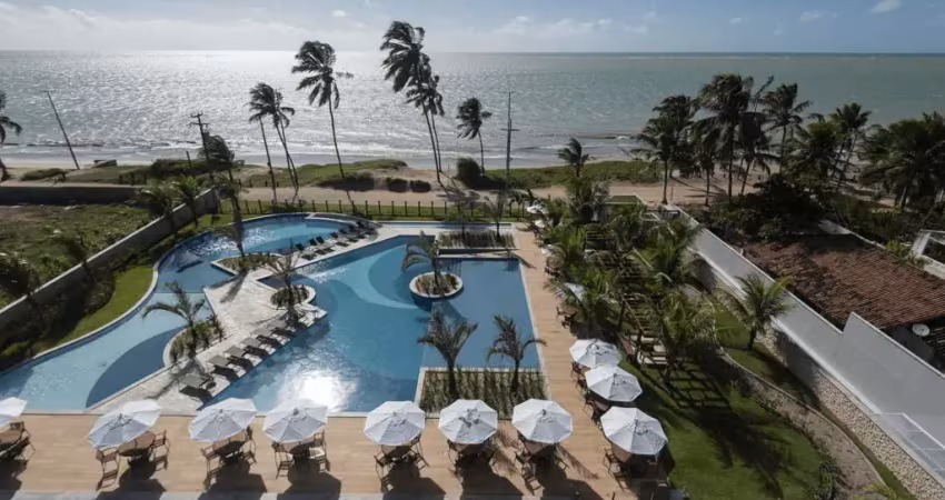 Apartamento pronto pra morar frente mar, 2 quartos 1 suíte à venda em cabedelo - paraíba. ed. blue beach. últimas unidades