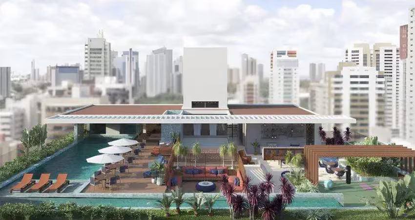 Investimento estratégico. apartamento 1 quarto à venda em tambaú, joão pessoa, paraíba. pronto em 2025. ed. atlantis live.