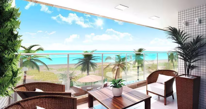 Frente mar alto padrão novo e pronto pra morar. apartamento 2 quartos 1 suíte à venda cabedelo - paraíba - ed. chaves do paraíso
