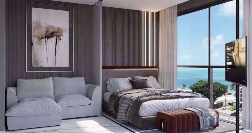Apartamento studio / flat novo e pronto para morar, investir e rentabilizar à venda no jardim oceania, joão pessoa - paraíba