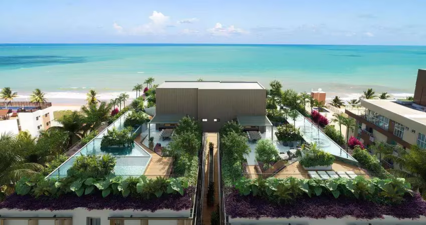 Arian residencial - investimento frente mar em intermares de cabedelo - pb com alta rentabilidade com gardens, studios, 1 e 2 quartos