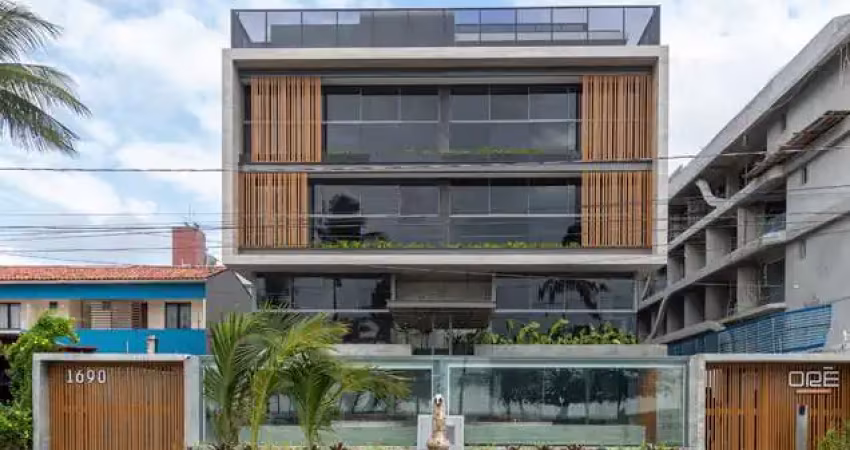 Apartamentos garden com 3 suítes frente mar, novo e pronto para mora em cabo branco, joão pessoa - paraíba - ed. oré residencial.