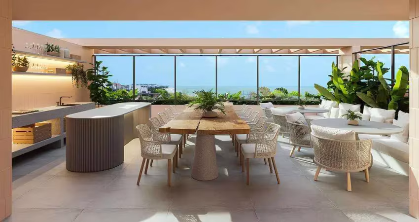Seu well living de luxo com apenas 10% de sinal. apartamento 3 quartos 2 suítes à venda em cabedelo paraíba. ed. vivere praia concept. entrega: dez/27