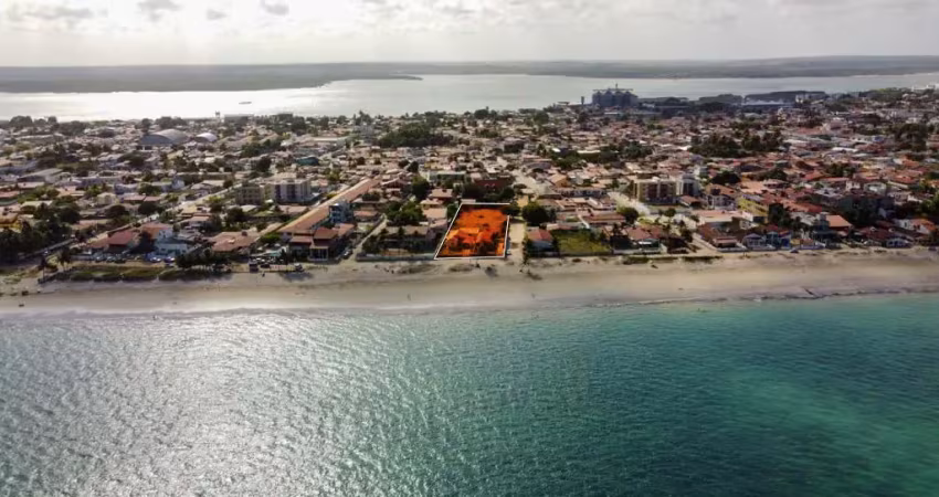 Alto padrão, frente mar, pé na areia. apartamento 2 suítes à venda na praia formosa em cabedelo - pb