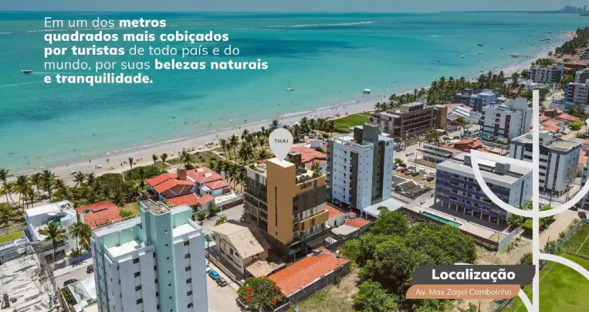 Apartamento alto padrão 3 suítes - posição sul, à venda em camboinha, cabedelo / pb. entrega: junho/26