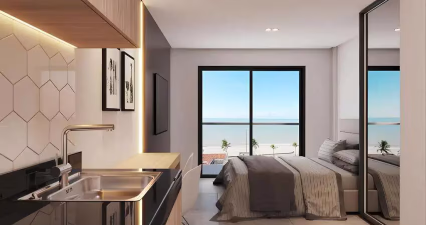 Investimento a poucos metros da praia: 12% de ato + facilitas. studios / flats à venda em manaíra, joão pessoa - paraíba. entrega em 2027