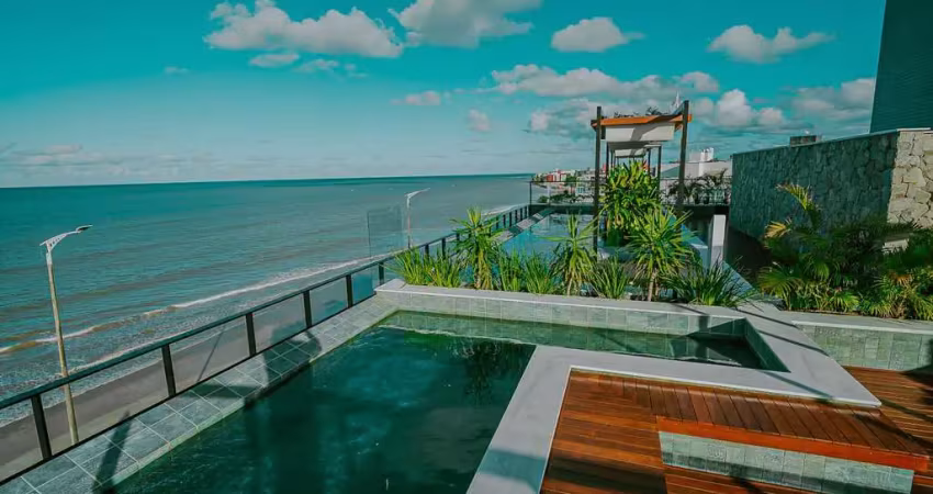 Apartamento garden frente mar, novo e pronto pra morar. 2 quartos 1 suíte à venda no bessa - joão pessoa - paraíba