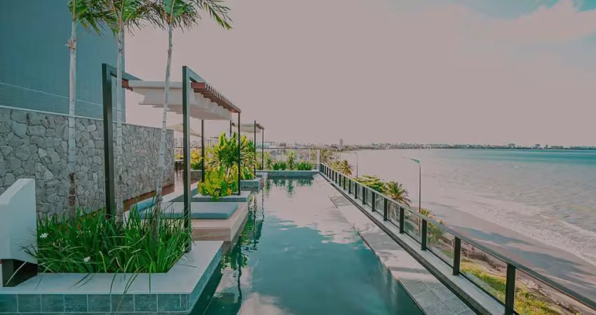 Apartamento garden frente mar, novo e pronto pra morar à venda no bessa - joão pessoa - paraíba