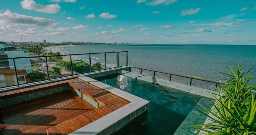 Apartamento garden frente mar, novo e pronto pra morar à venda no bessa - joão pessoa - paraíba