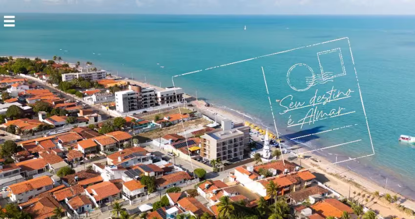 Lançamento frente mar. apartamento garden alto padrão 2 suítes à venda na praia formosa em cabedelo - paraíba - entrega em 2028