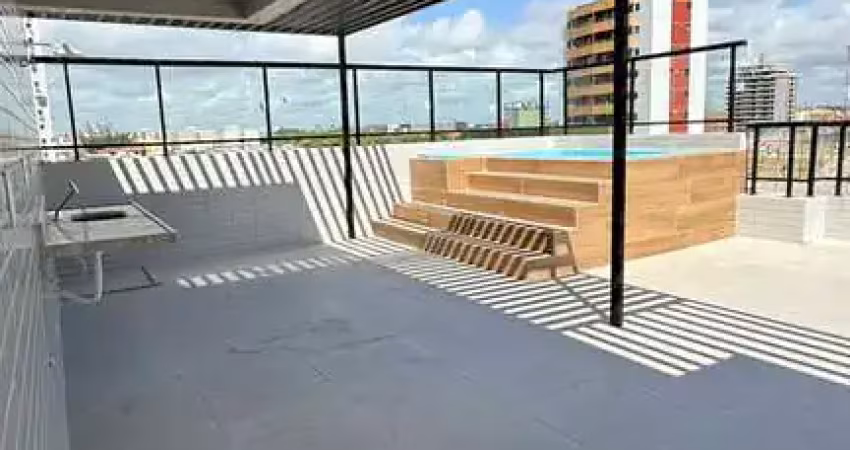 Oportunidade pronto pra morar. cobertura com terraço exclusivo à venda no aeroclube - joão pessoa - paraíba.