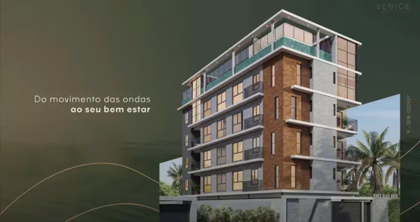 A poucos metros da praia. studio / flat à venda em intermares, cabedelo, paraíba - entrega: março/2027  aproveite condições de p