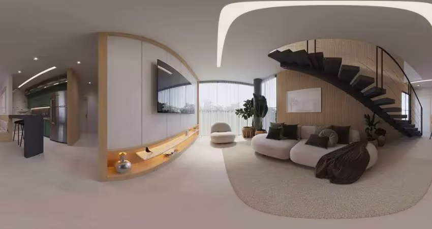 Perto da praia. cobertura duplex 2 quartos 1 suíte à venda no bessa - joão pessoa - paraíba - pronta para morar - ed. malibu beach house
