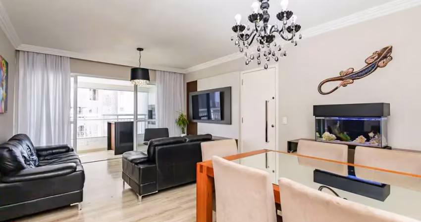 Apartamento mobiliado 3 suítes à venda no bairro portão, curitiba - paraná. condomínio residencial the square