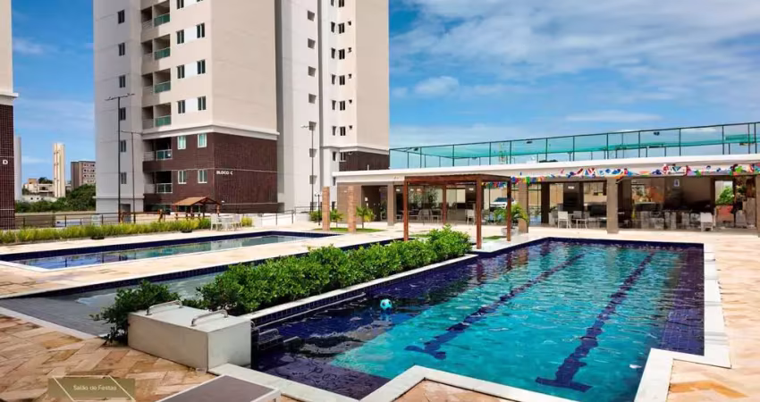 Apartamentos de 3 quartos no bairro dos bancários com lazer completo, localização estratégica à venda em joão pessoa, paraíba