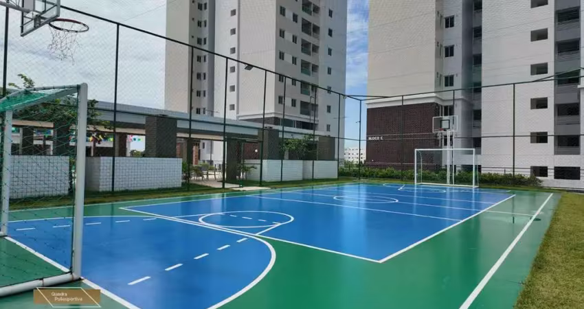 Novo e pronto pra morar. direto com a construtora. apartamento 3 quartos 1 suíte à venda no bairro dos bancários em joão pessoa - paraíba.