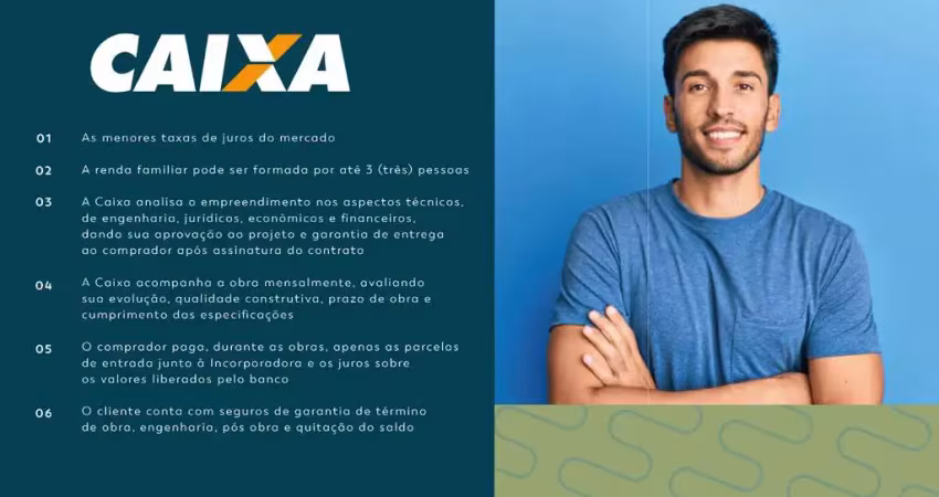 10% de entrada, parcelada em 10 vezes. apartamento 3 quartos 1 suíte à venda no aeroclube em joão pessoa - paraíba. entrega em 2027