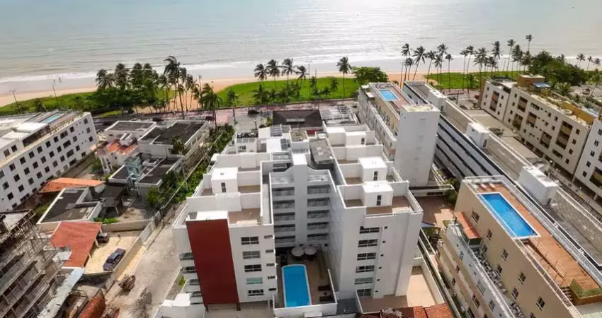 Apartamento 2 quartos com suíte à venda no cabo branco, joão pessoa. pronto pra morar, 50m da praia. últimas unidades com preço promocional.